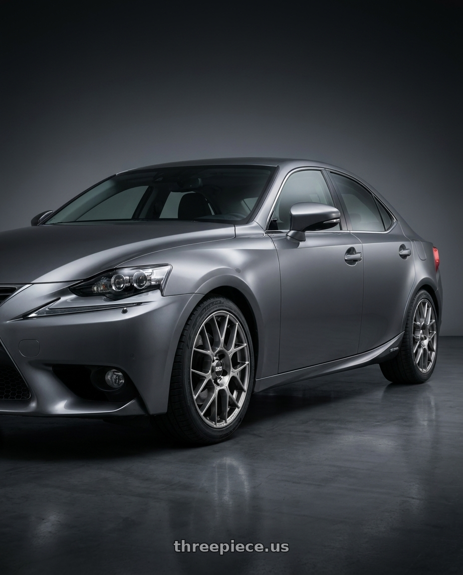 2013 Lexus IS300h with BBS XR 5x114.3 18x8.0+40 Gloss Platinum wheels