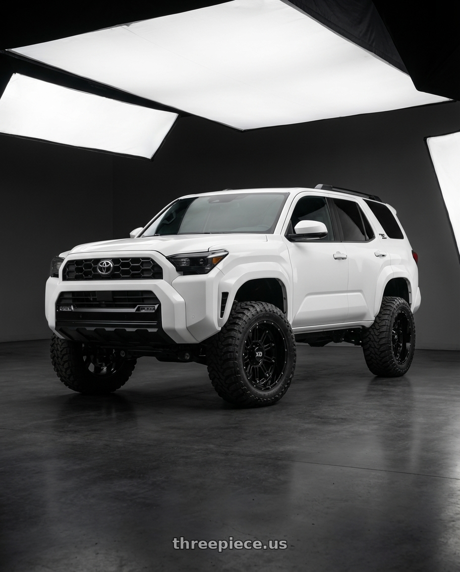 2022 Toyota 4Runner with XD XD829 HOSS II 6X139.7 20X10 -24 GLOSS BLACK wheels
