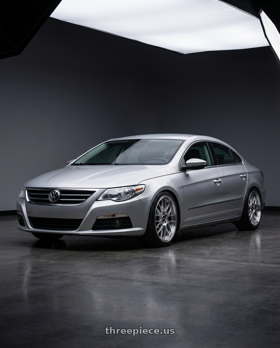 2015 Volkswagen CC with BBS RS-GT 5x112 19x8.5 +32 Diamond Silver Center Diamond Cut Lip wheels