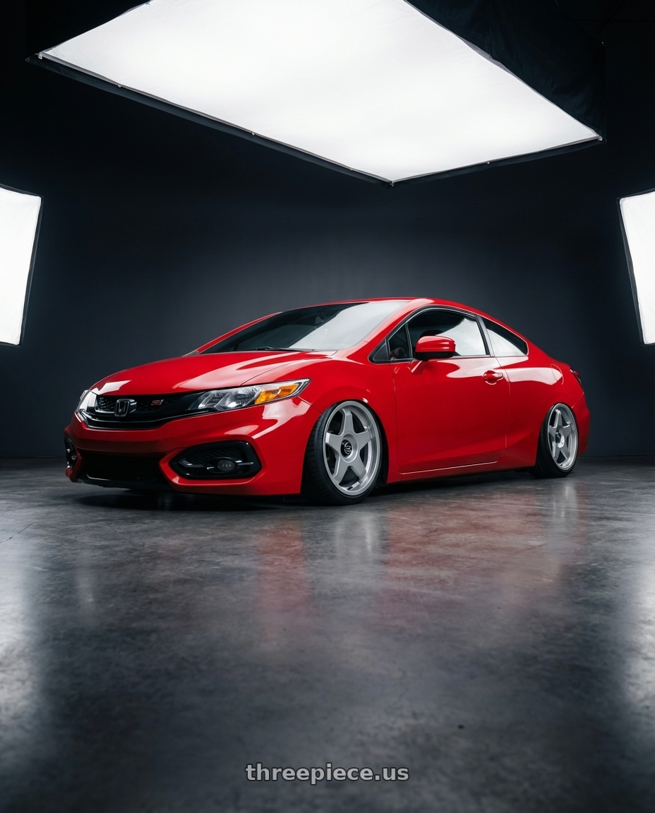 2015 Honda Civic Si with fifteen52 CHICANE 5x114.3 / 5x100 18x8.5 +35 SPEED SILVER (GLOSS SILVER) wheels