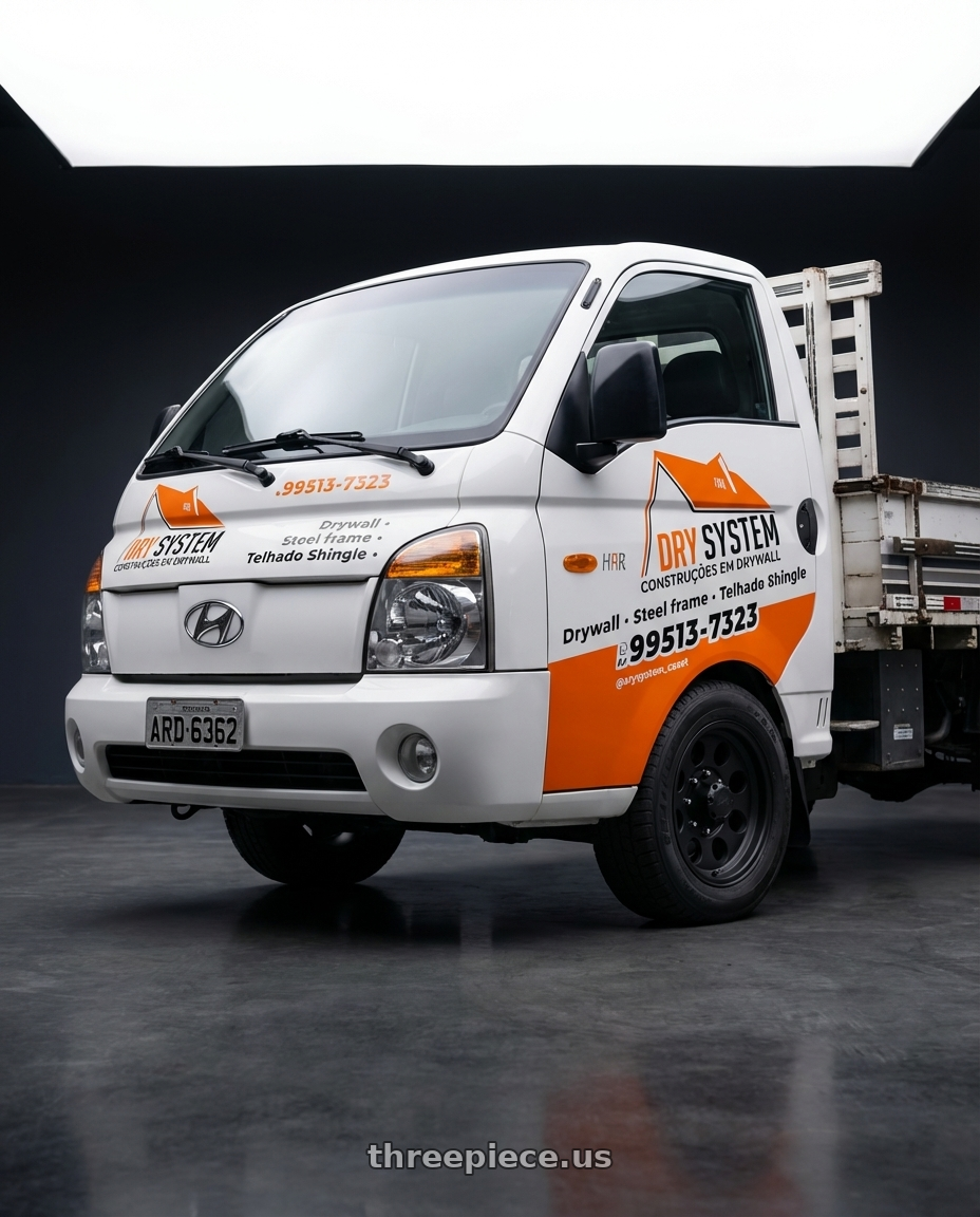 hyundai hr 2012 adesivada with Pacer 164B LT Mod Black 5x127 15x8 -19 Matte Black wheels