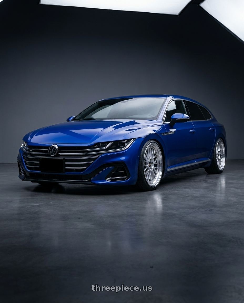 2023 Vw Arteon shooting brake with BBS LM 5x112 20x8.5+38 Diamond Silver wheels