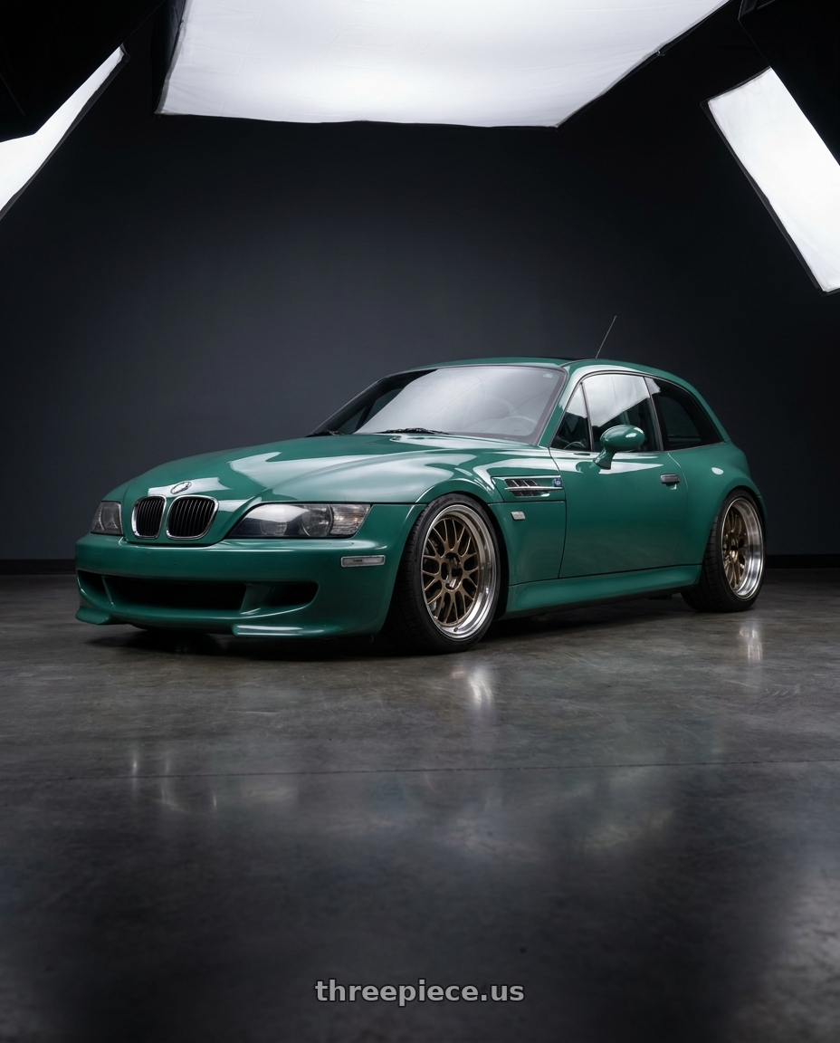1999 bmw Z3M coupe with Volk Racing 21A SPEC-SR 5x120 18x9.5 +22 SHINING BRONZE METAL / RIM DC wheels