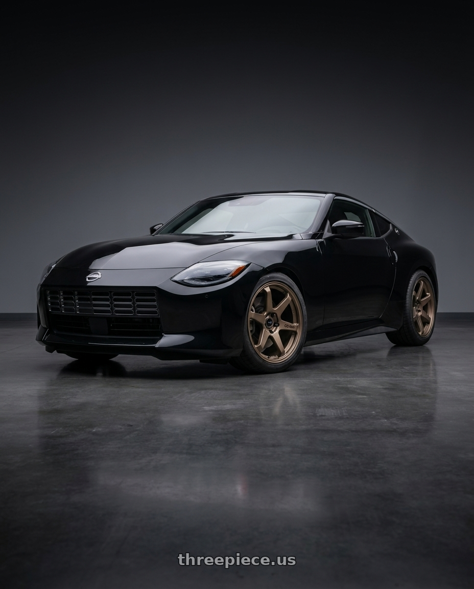 2024 Nissan Z Sport  with Enkei T6R 5x100 18x8+45 Matte Bronze wheels