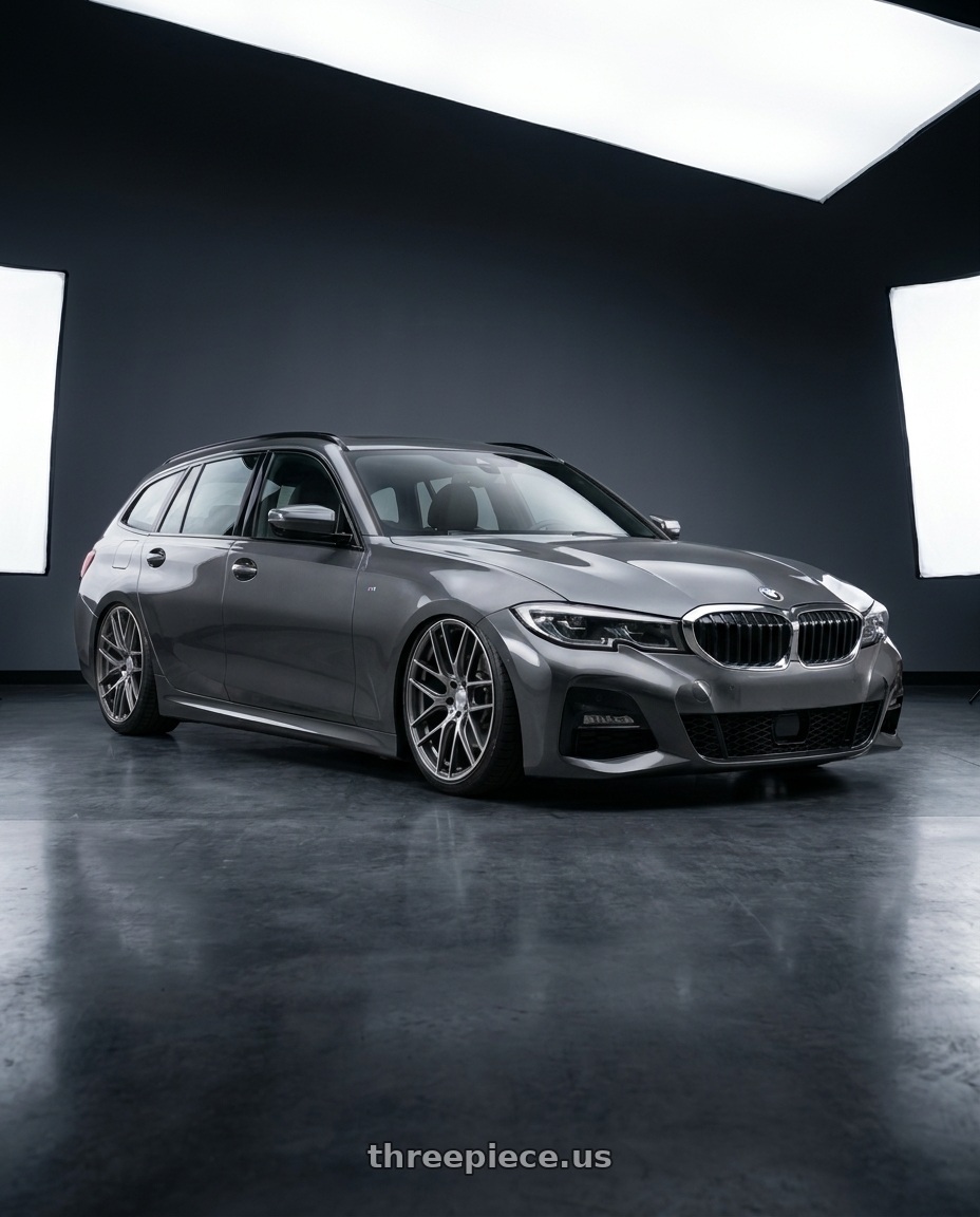 2024 Bmw g21 with Beyern AUTOBAHN 5X112 22X9 +25 GLOSS GUNMETAL wheels