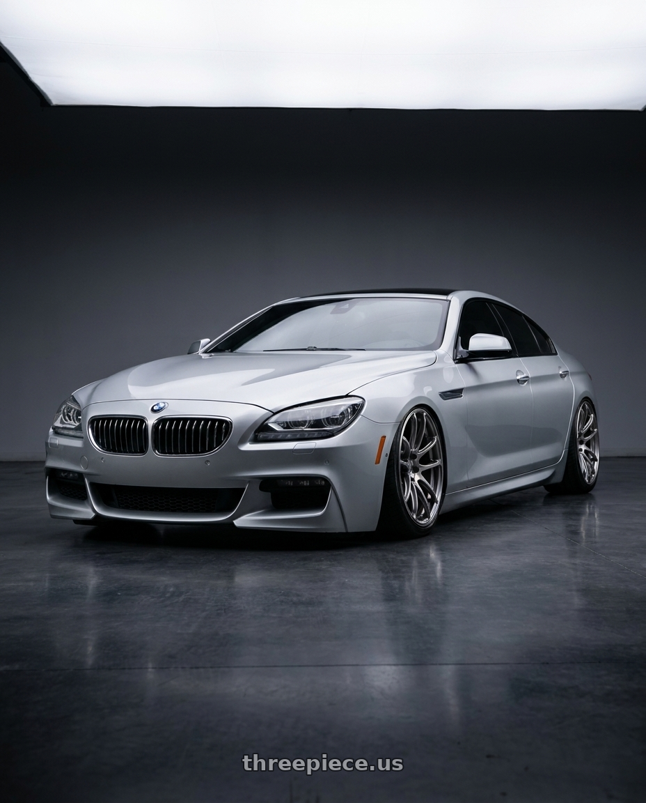 2015 BMW 650i with Advan Racing MODEL F50 5x114.3 20x11.0 +40 PLATINUM RED COMBI wheels