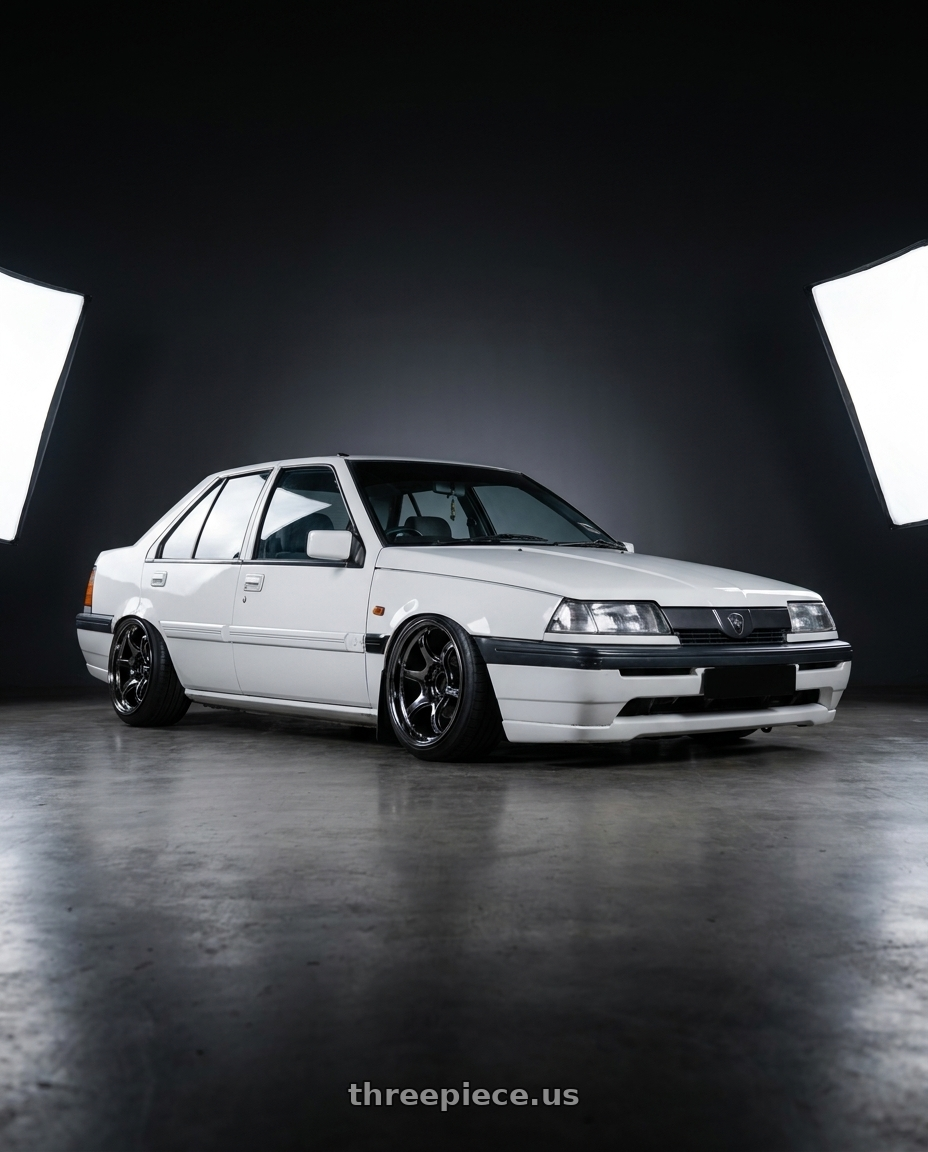 1998 proton Iswara with Advan Racing RG-D2 for TRUCK 6x139.7 17x8.5 -10 BLACK CHROME wheels