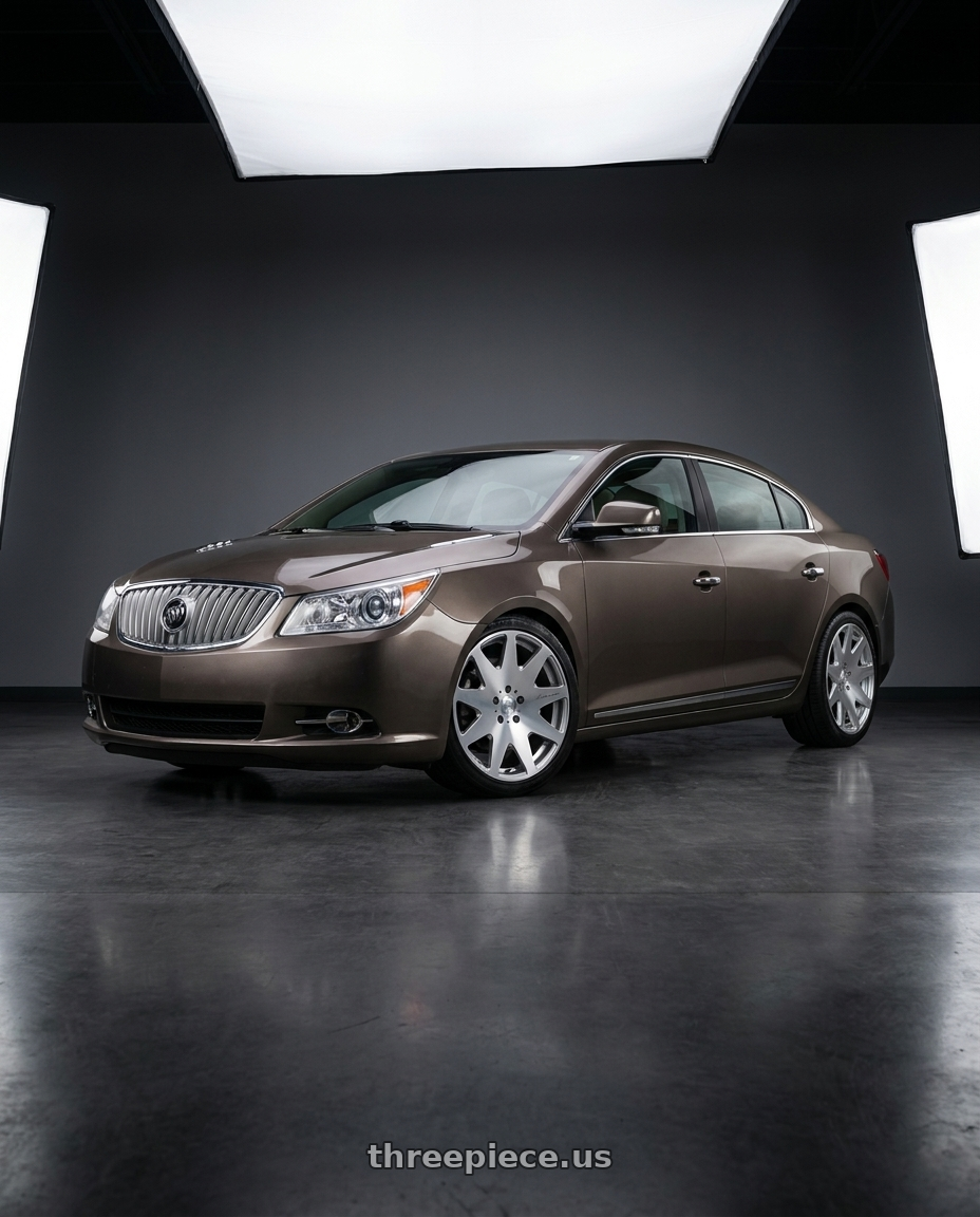 2011 buick lacrosse cxs  with MRR HR3 5x114.3 20x9.5  +20 Silver Machine Face wheels