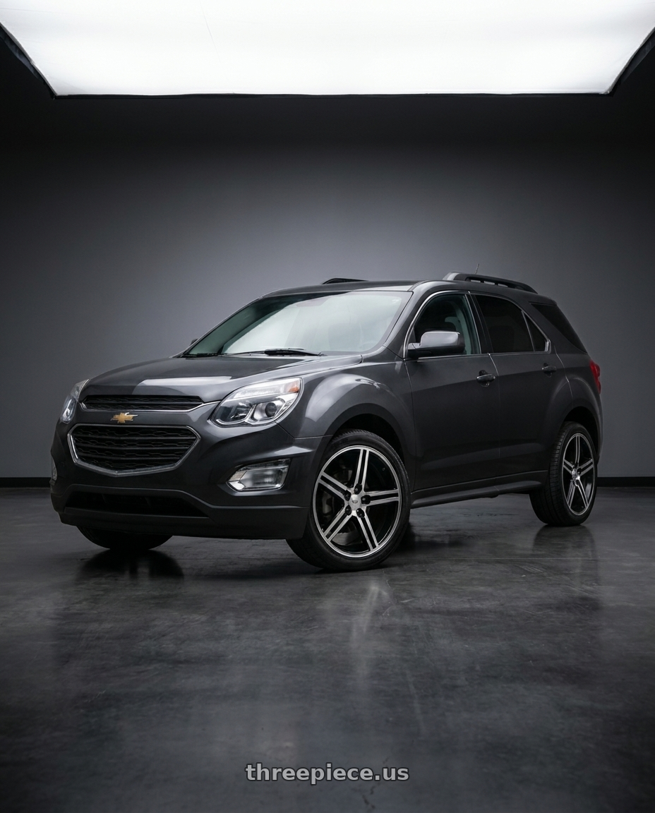 2017 chevy equinox  with Mazzi Edge 337 5x112/5x120 20x8.5+35 Gloss Black/Machined Face wheels