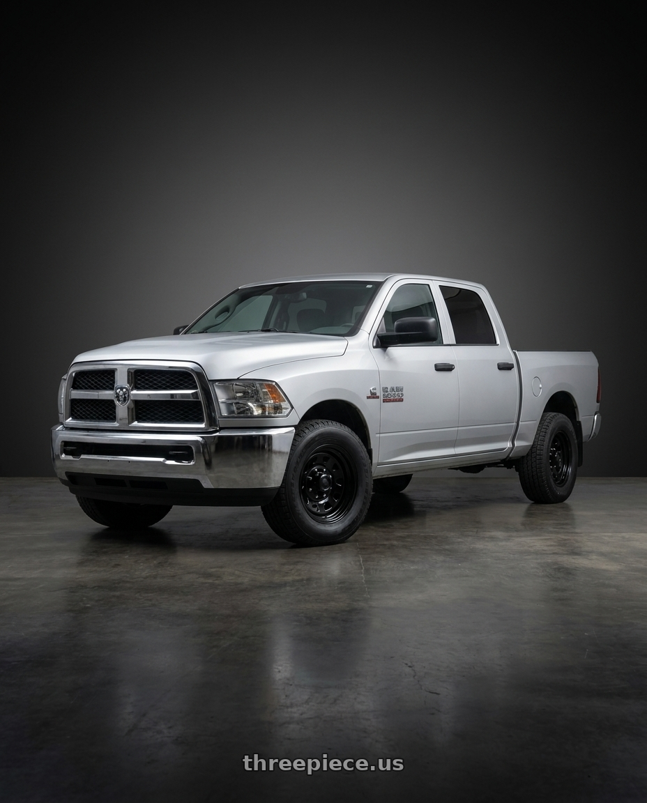 2011 Dodge RAM with Vision HD 84H 8x165.1 17x9-12 Gloss Black wheels