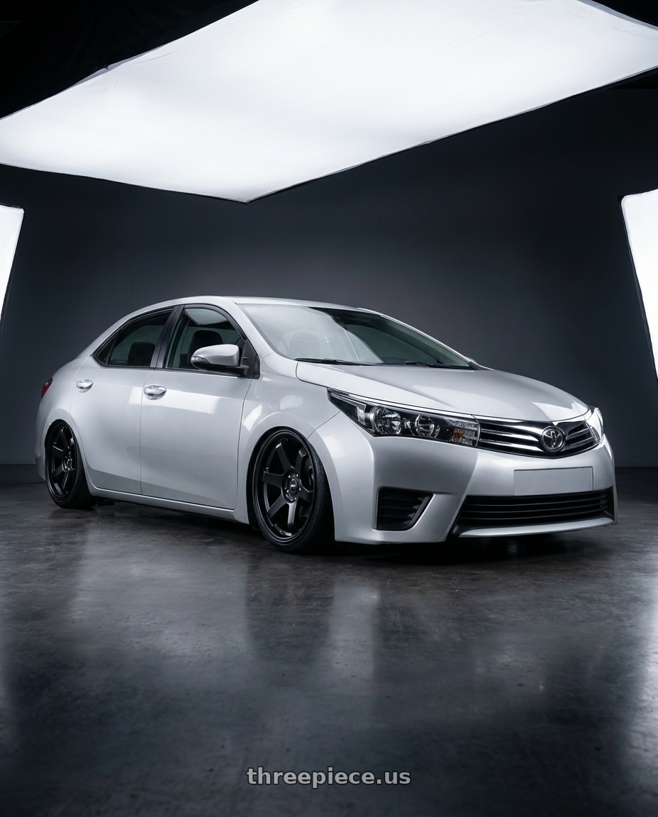 2014 Toyota altis with F1R F106 5x114.3 17x8 +35 Satin Black wheels