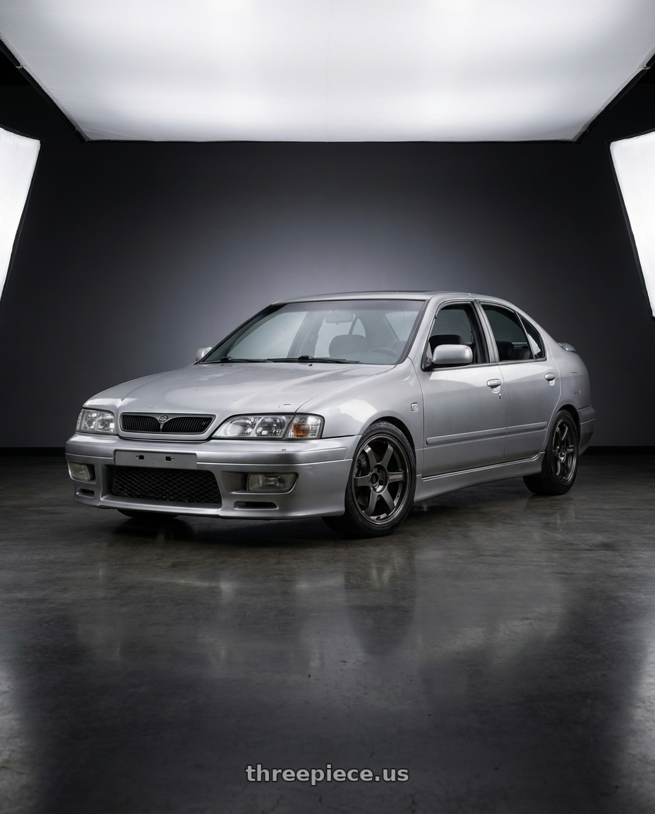 2001 Infiniti G20 with Volk Racing TE37 Saga SL 4x100 17x7.5+31 Pressed Graphite wheels