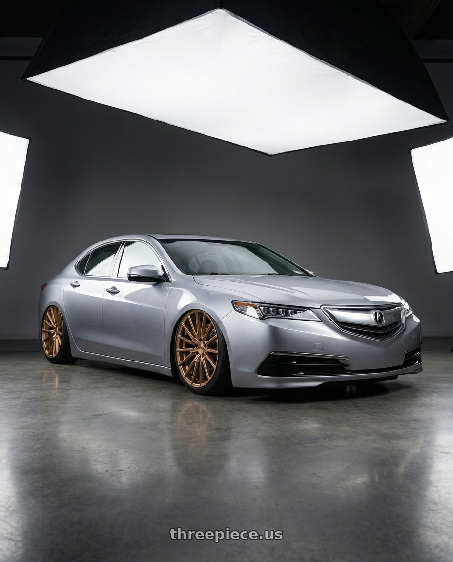 2019 Acura TLX with Niche 1PC M264 PREMIO 5X114.3 20X9 +35 BRONZE BRUSHED wheels