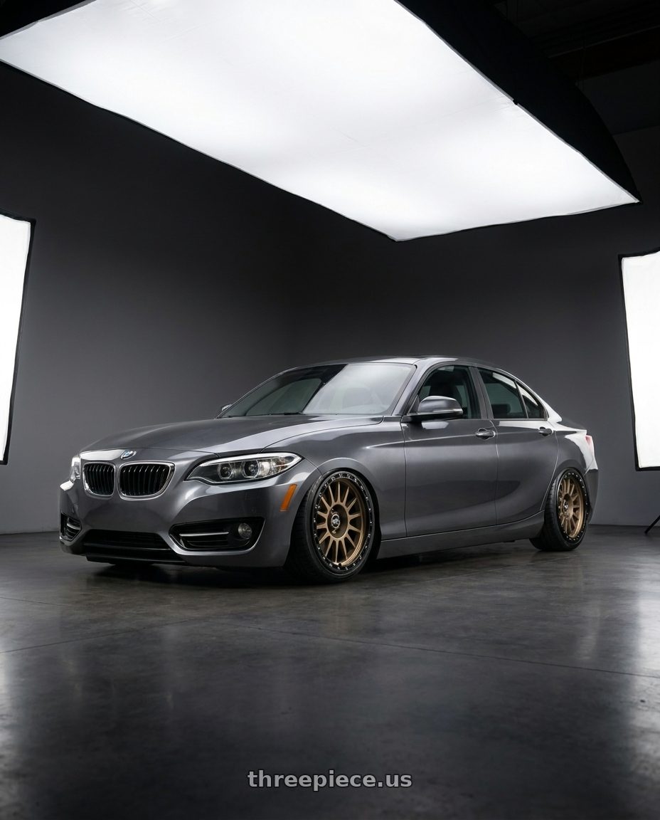 2015 Bmw 218d with Scale 4X4 S01 6x139.7 17x8.5 +0 Matte Bronze wheels