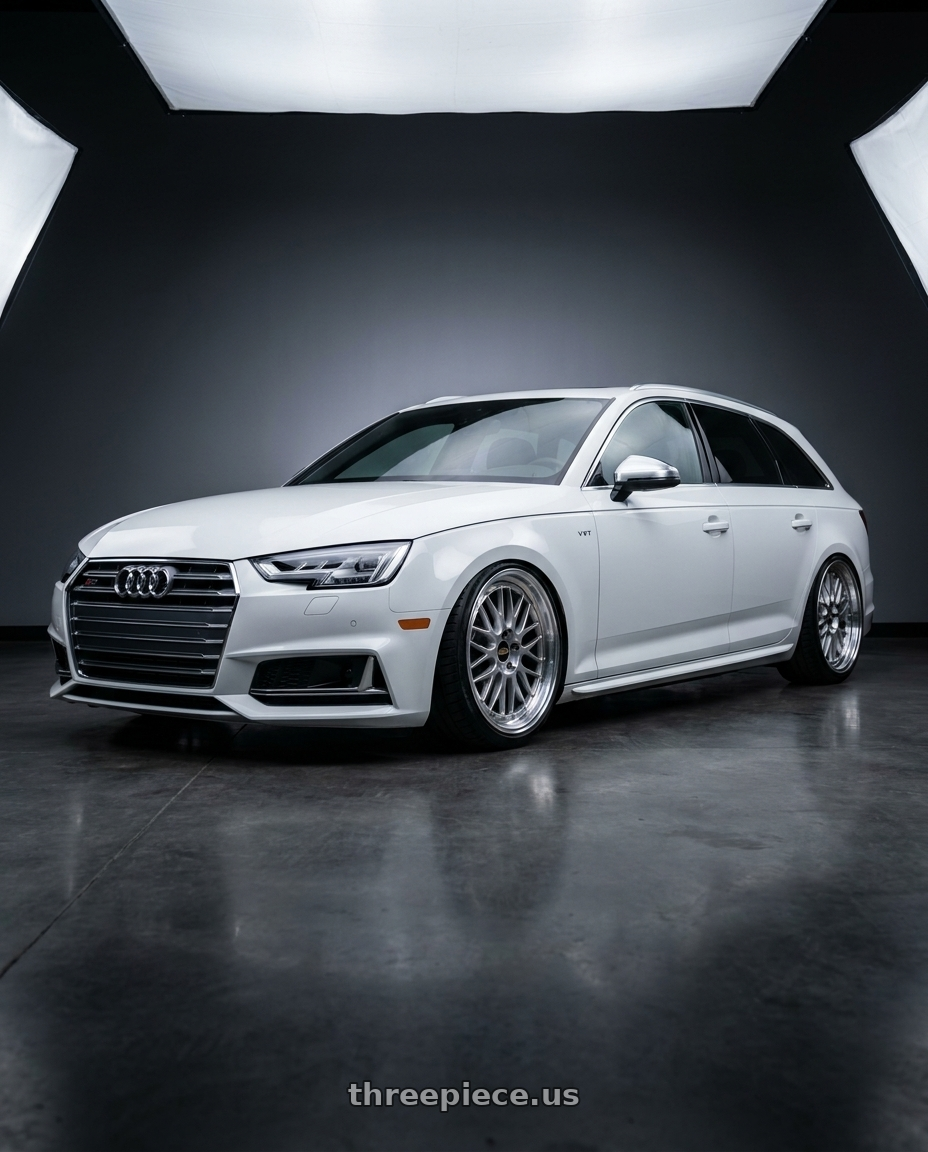 2016 audi s4 avant with BBS LM 5x114.3 19x9.0+38 Diamond Silver wheels