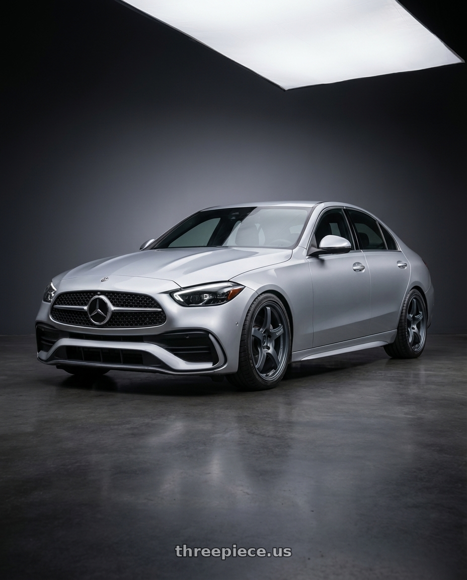 2022 Mercedes-Benz C-Class W206 with Gram Lights 57CR 5x112 19x8.5+45 Gunblue II wheels