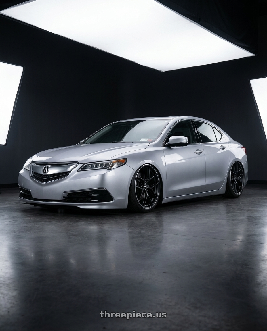 2019 Acura TLX with BBS CC-R 5x114.3 20x8.5+40 Satin Black wheels