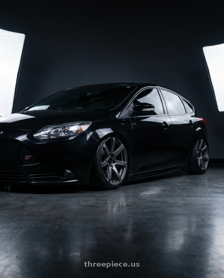 2013 black focus st  with Enkei Cyclone 6x139.7 17x9+0 Matte Gunmetal wheels