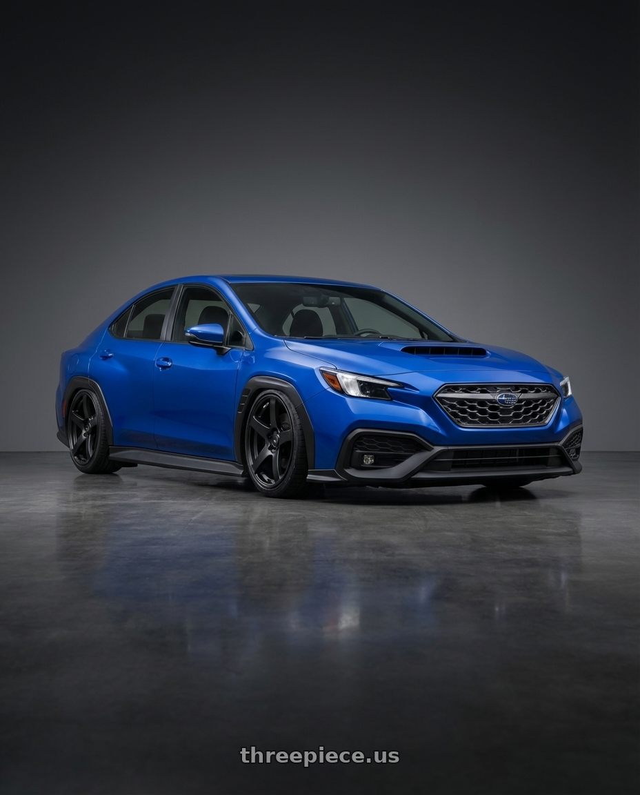 2024 Subaru WRX with Ssr Gtv01 5x114.3 19x8.5+38  FLAT BLACK wheels