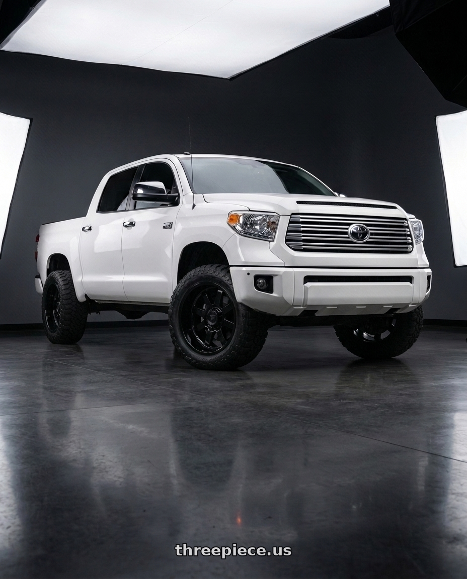 2016 toyota tundra platinum with Fittipaldi Offroad FA16B 5x139.7/5X150 22x12 -51 Gloss Black wheels