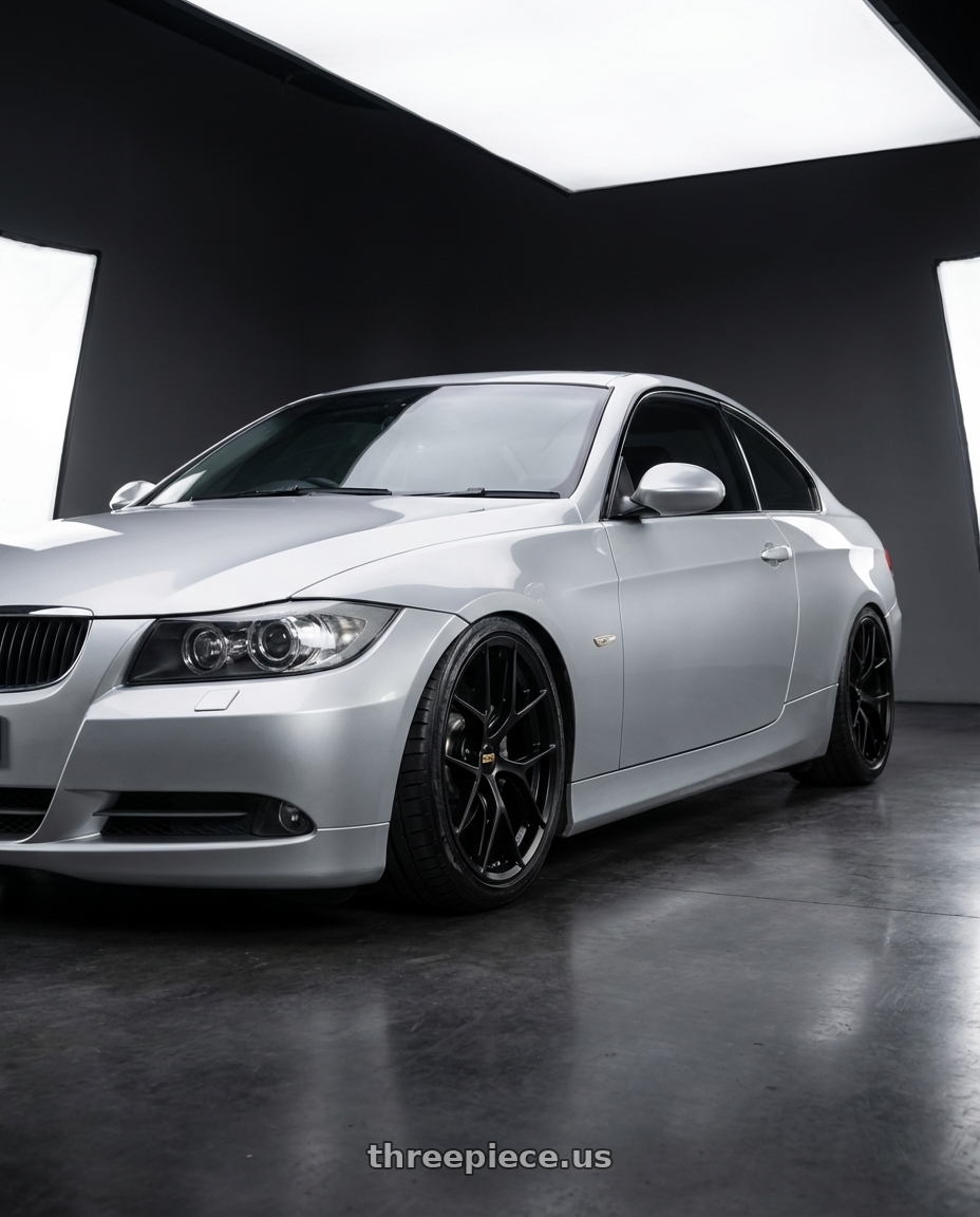 2012 BMW 3 Series E92 with BBS FI-R 5x120 19x10.5+35 Satin Black wheels