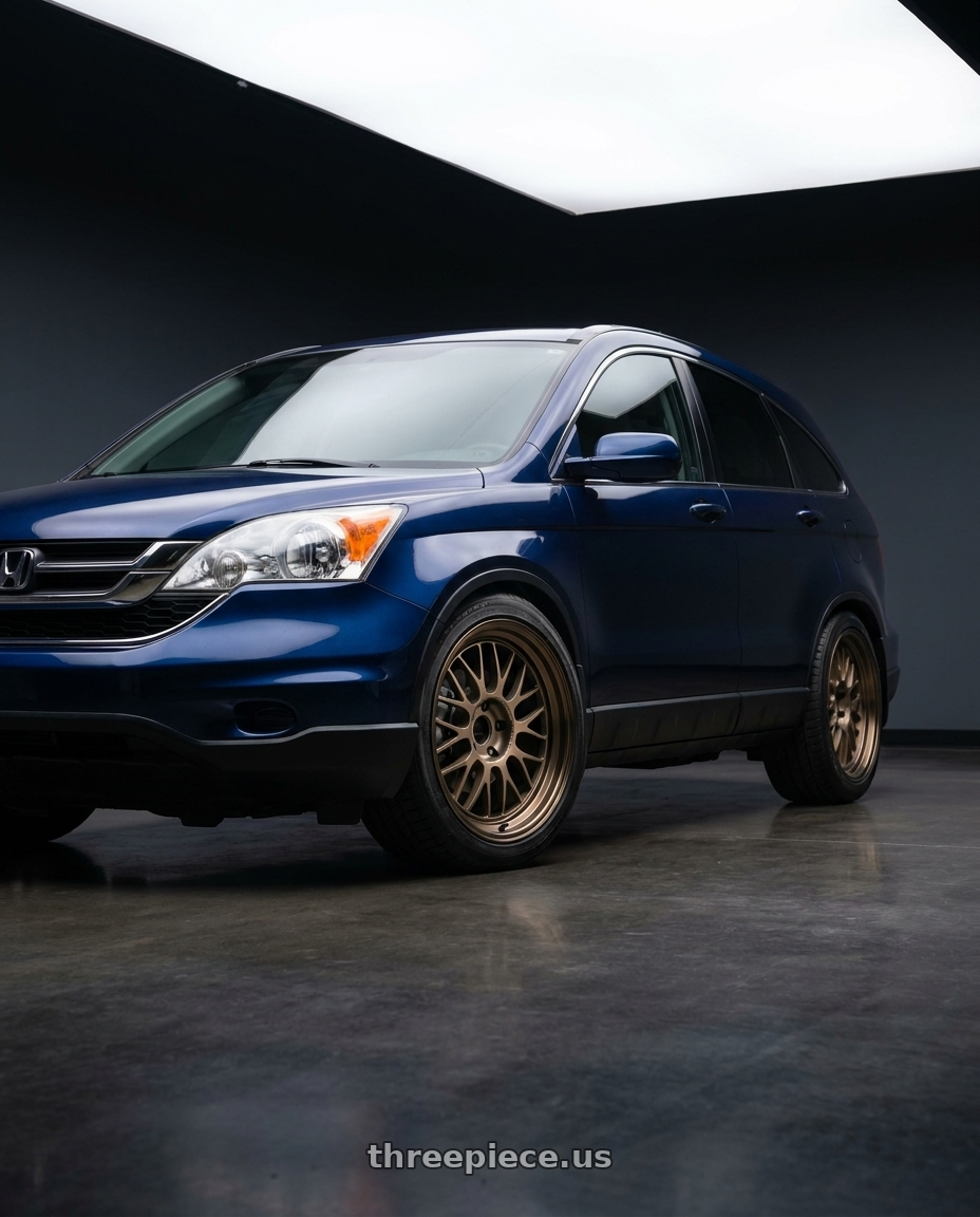 2009 Honda Crv3 with Volk Racing 21A 5x114.3 18X12-15  Bronze wheels