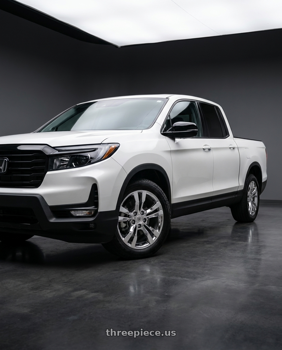2026 Honda Ridgeline Black Edition with OE Wheels CA15B 5x120 18x8.5+40 Chrome wheels