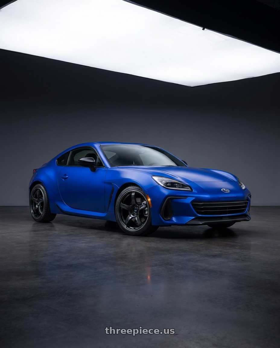 2025 brz tS with Advan Racing TC4 5x100 18x8.5 +45 BLACK GUNMETALLIC & RING wheels