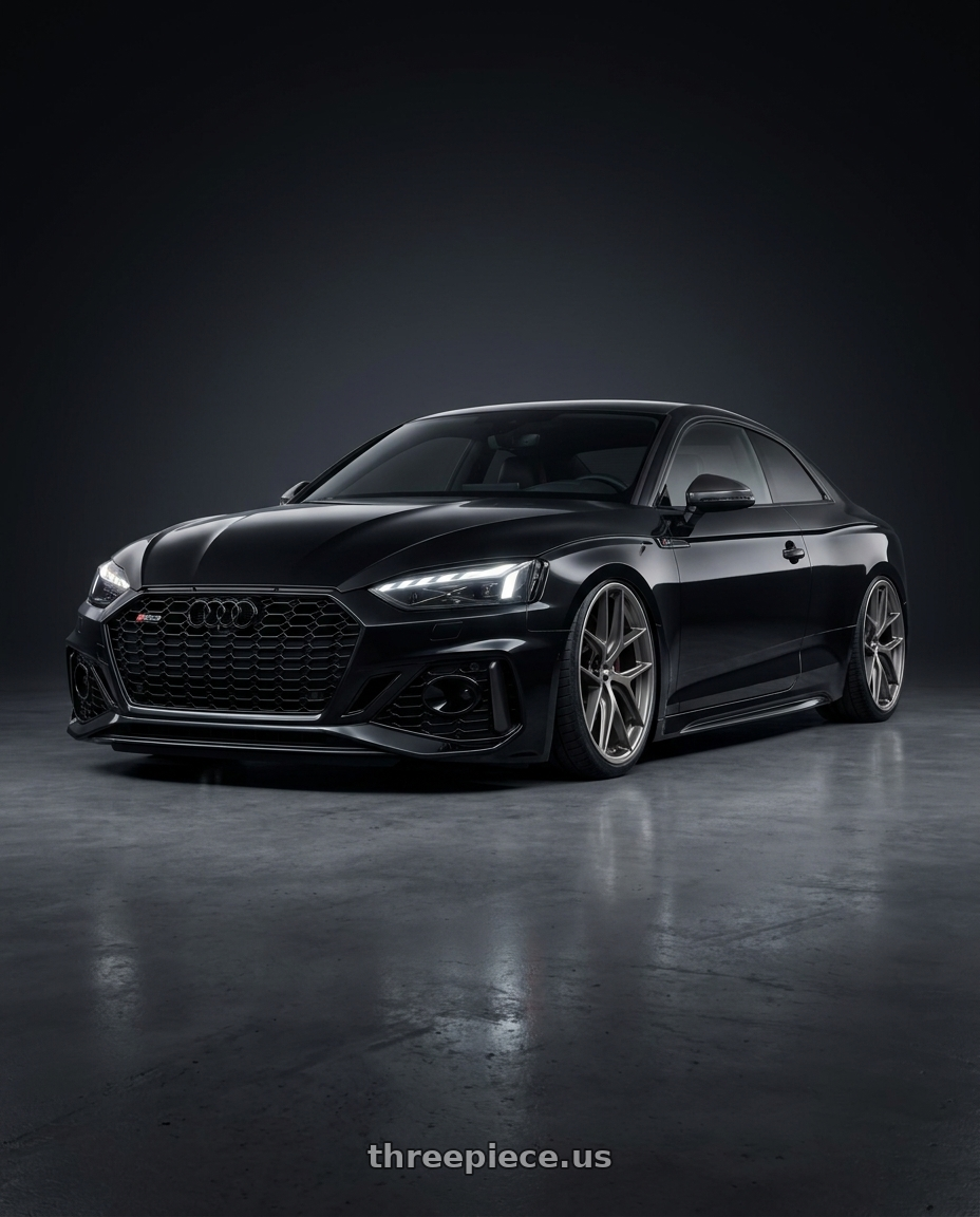 2022 Audi RS5 with BBS CC-R 5x112 20x8.0+27 Satin Platinum wheels
