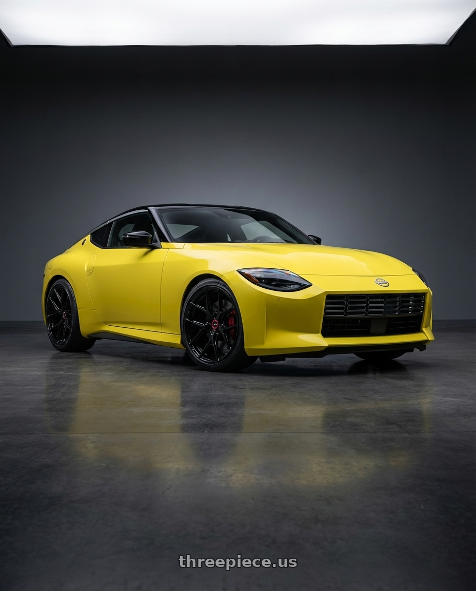 2024 Nissan Z with Vossen HF-5 19x8.5 / 5x114.3 / ET32 / Flat Face / 73.1 - Gloss Black Wheel - HF5-9N60 wheels