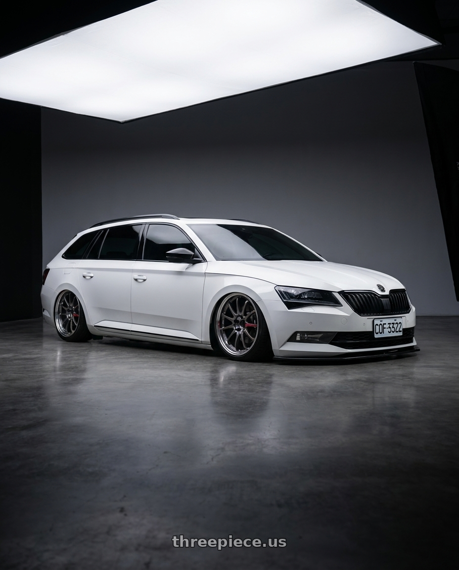 2016 skoda superb with Volk Racing CE28SL 5x114.3 18x8.5+45 wheels