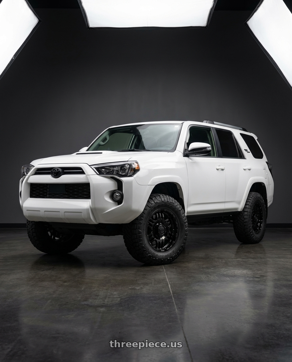 2022 Toyota 4Runner with Gear Off Road 713B 6x139.7 17x9 +10 Gloss Black wheels