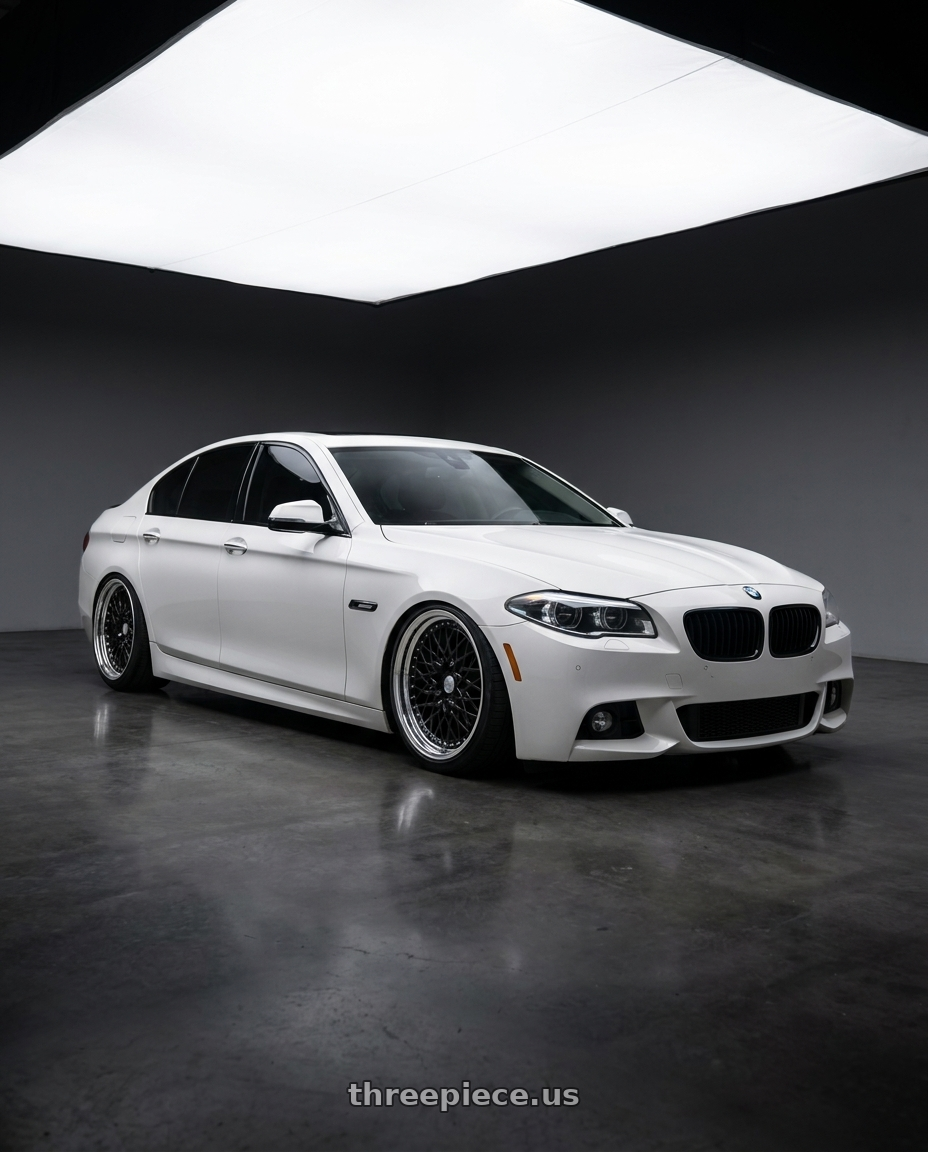 2016 BMW 535i with Work Gran Seeker Ccx 5x100 20x8+-6 R Disk Black wheels
