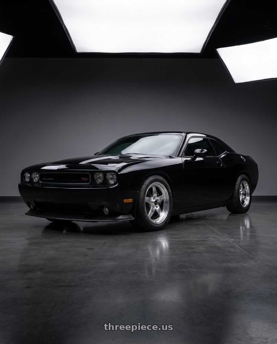 2010 Dodge Challenger R/T with WELD Street Performance Ventura 5x115 20x9 +20 Gloss Silver Machined wheels