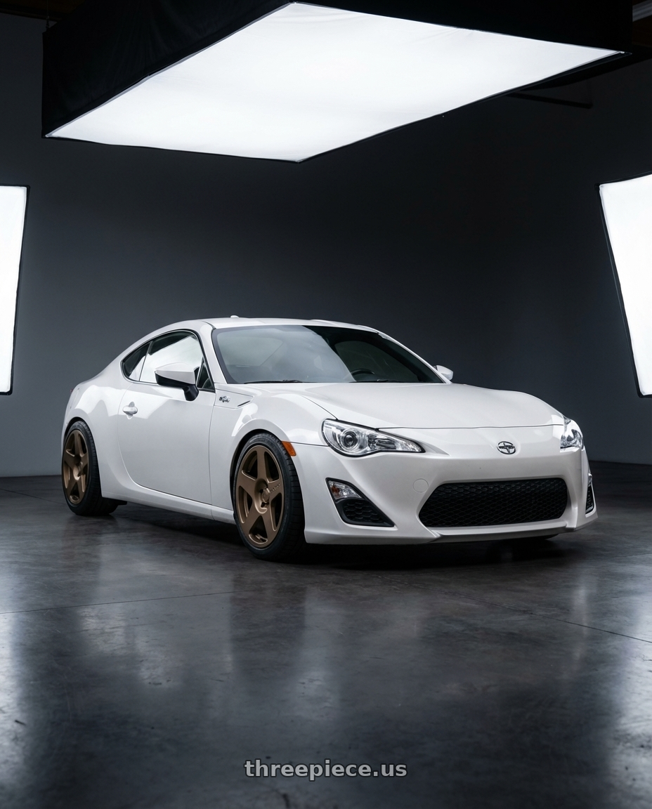 2016 Scion FR-S with fifteen52 ALPEN MX 5x100 17x8 +38 DESERT BRONZE (MATTE BRONZE) wheels
