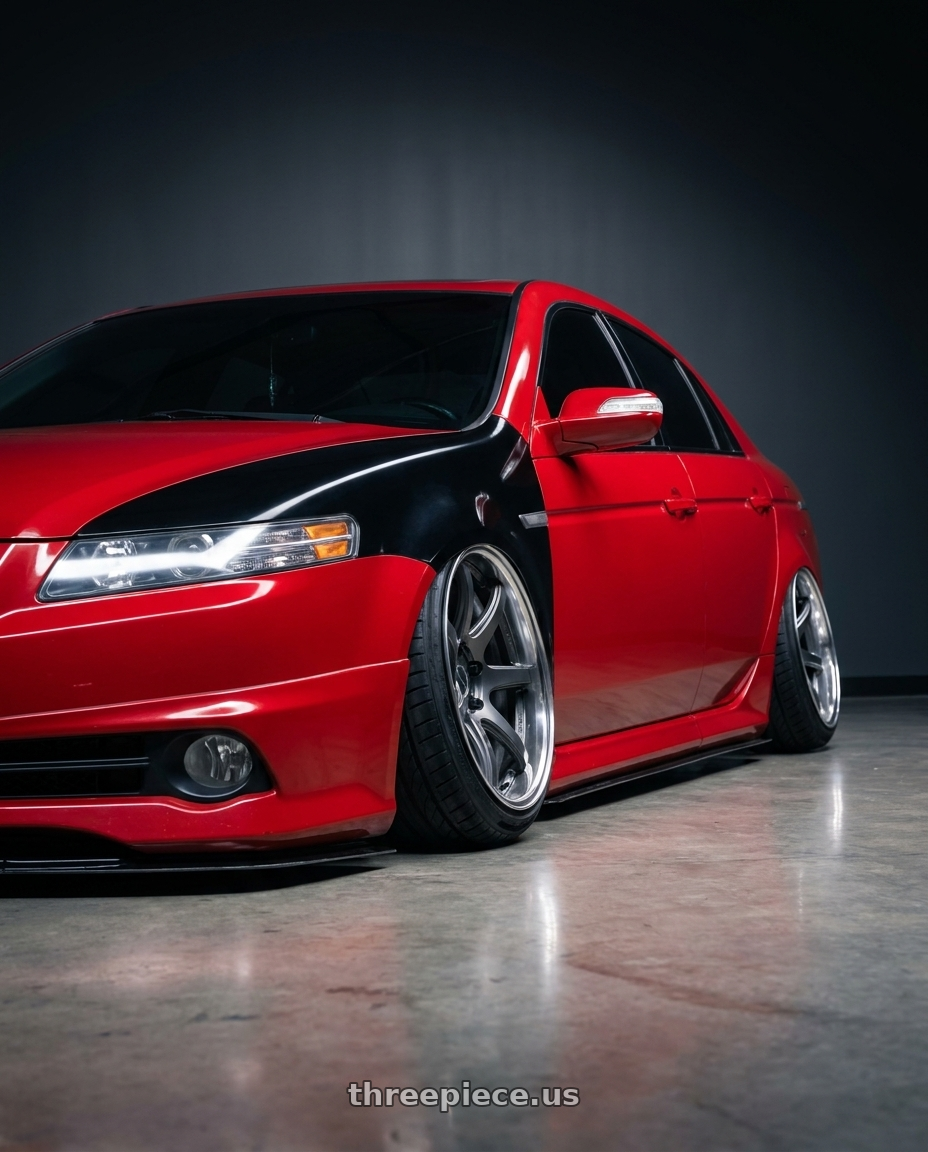 2007 Acura Tl Type S with Work Emotion T7R 2P wheels