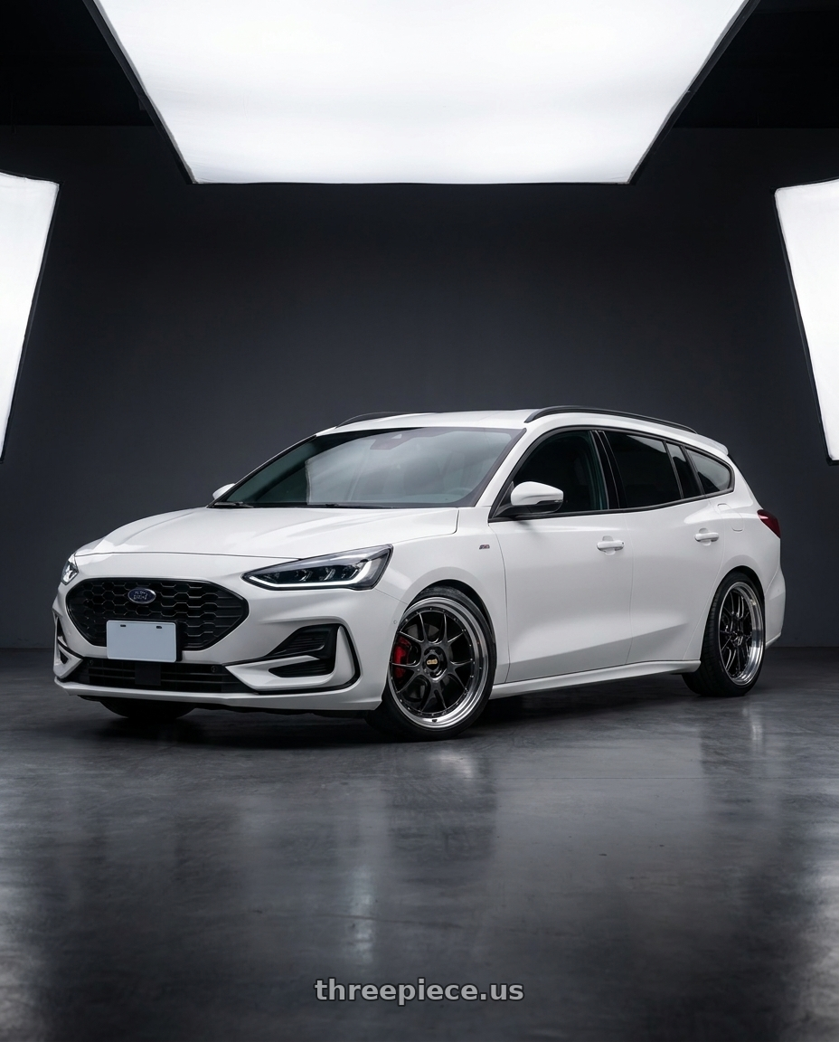 2024 focus wagon with BBS LM-R 5x120 19x8.5+32 Diamond Black wheels