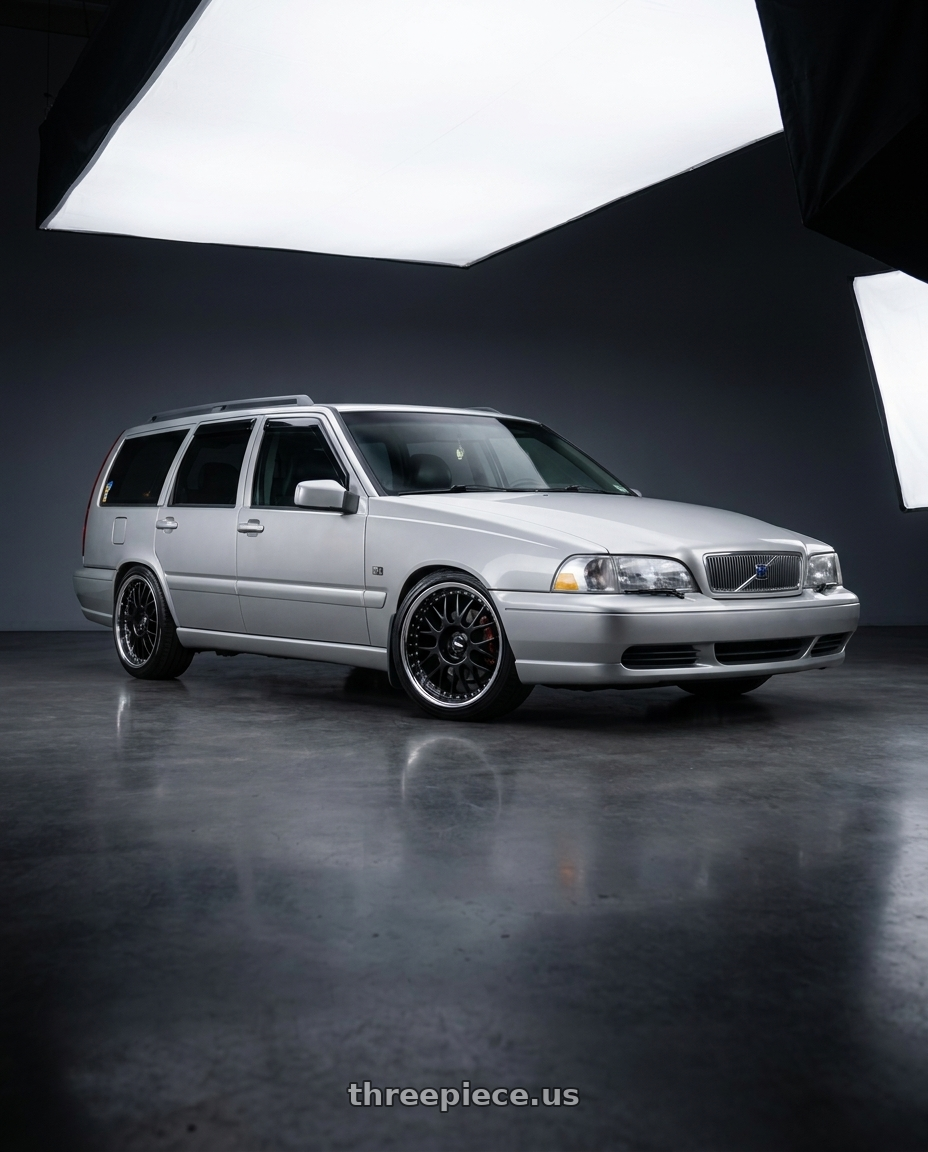 1998 Volvo V70 fitted with SSR Professor MS1R 5x108 17x7+37 NR Disk Black $804 wheels