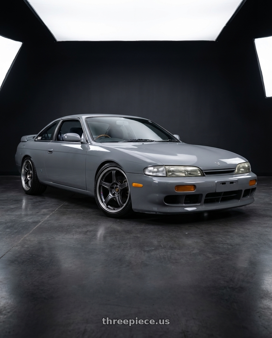 1995 Nissan 240sx with Ssr Gtx03 5x114.3 18x9.5+22  BLACK GRAPHITE wheels