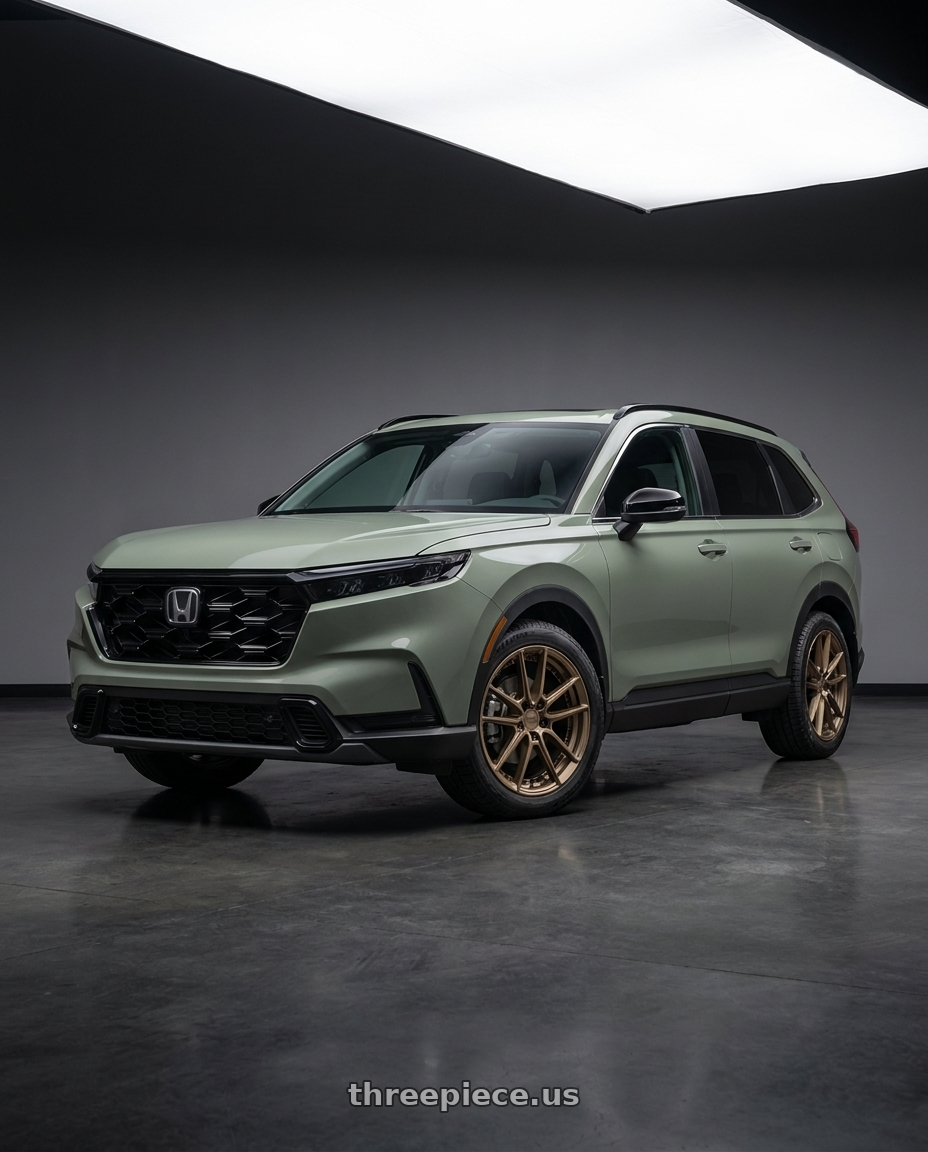 2026 Honda CR-V Hybrid Trailsport with Niche 1PC M222 DFS 5X114.3 18X8 +40 MATTE BRONZE wheels
