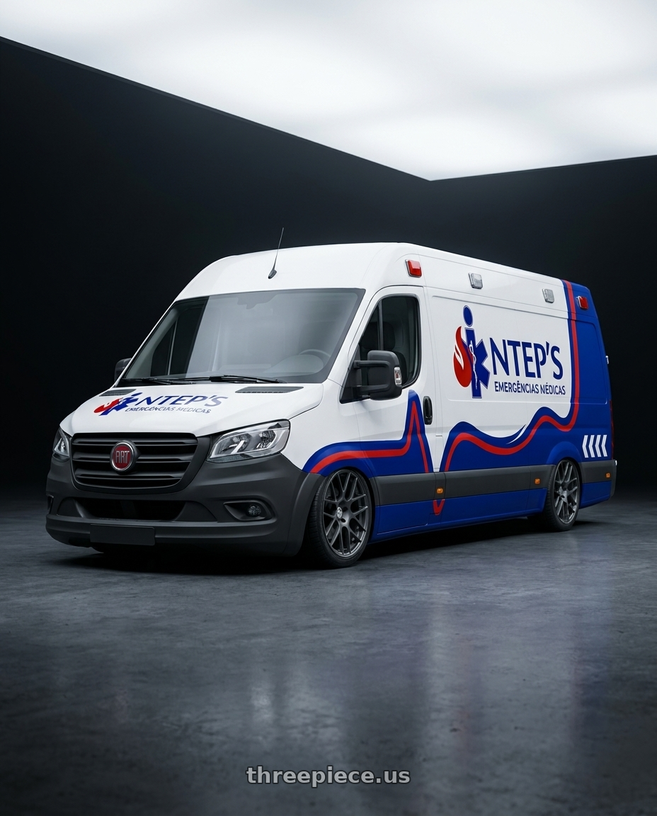 Fiat Ducato Minibus Teto Alto 2.8 8v JTD 2007 with TSW NURBURGRING 5X114.3 17X7.5 +45 MATTE GUNMETAL wheels