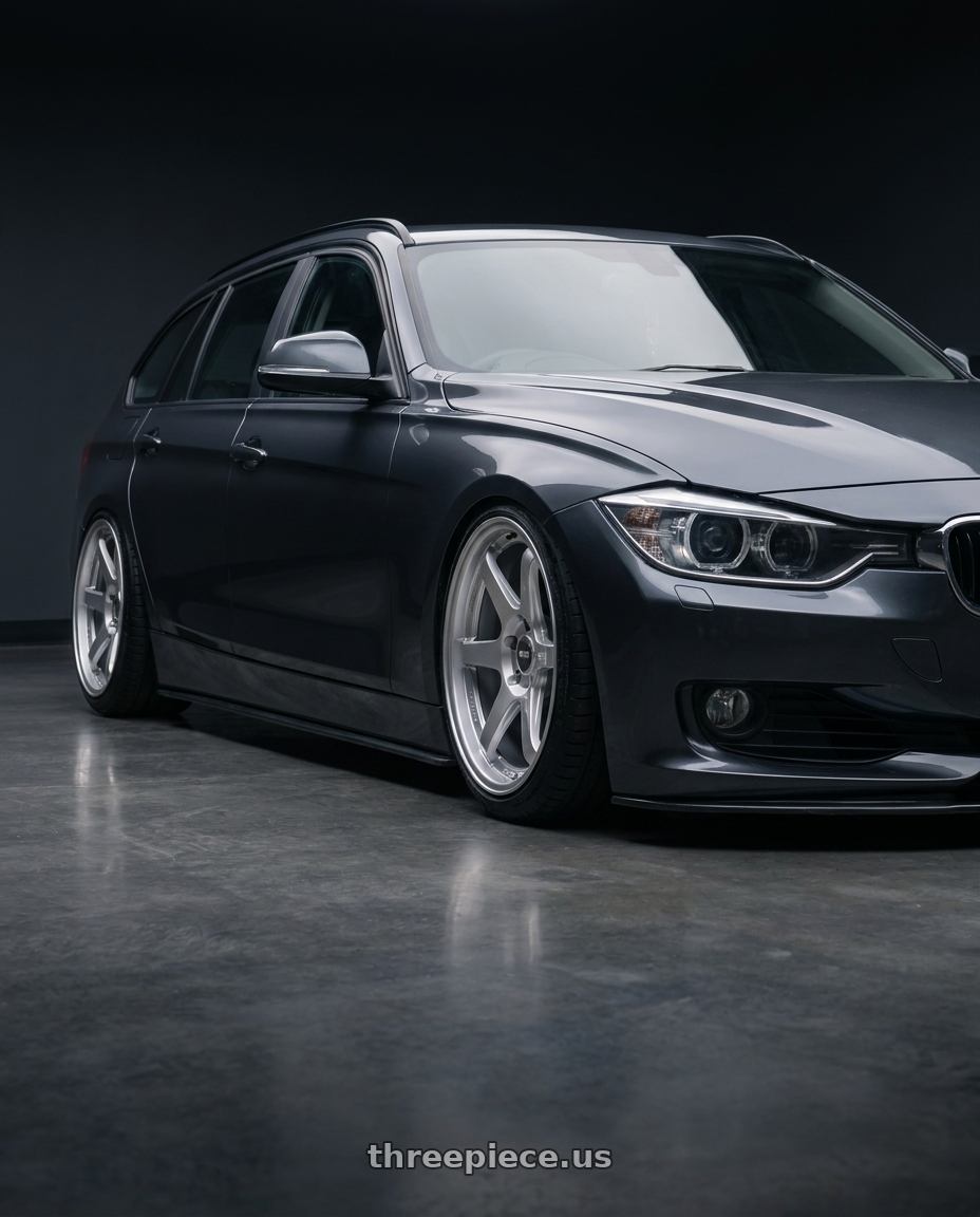 2016 BMW 3 Series F30 with ESR Wheels APEX SERIES AP6 5x120 19x9.5 +22 Hyper Silver wheels