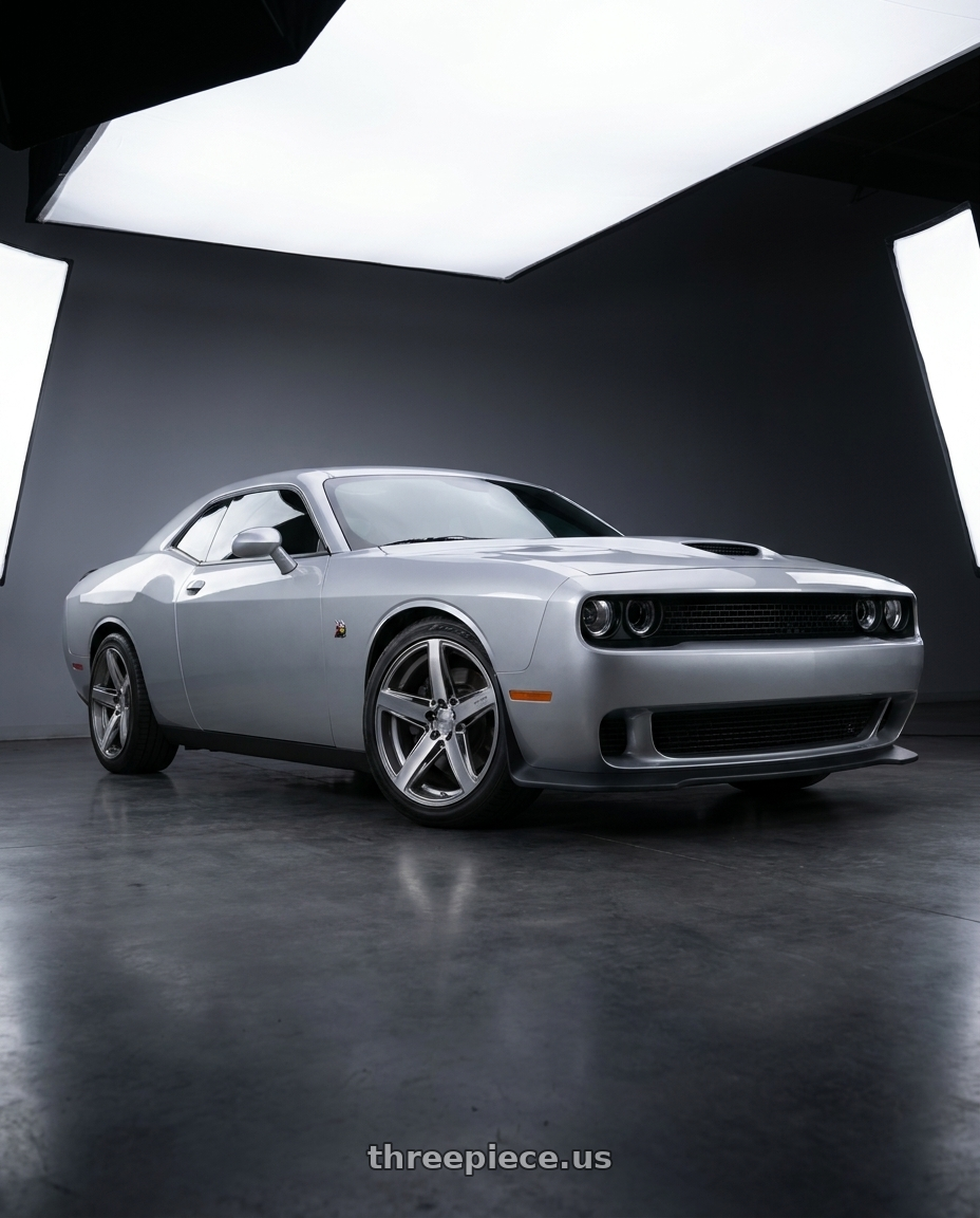 2023 dodge challenger scat pack with Niche 1PC M270 TERAMO 5X115 20X9.5 +15 ANTHRACITE BRUSHED FACE TINT CLEAR wheels