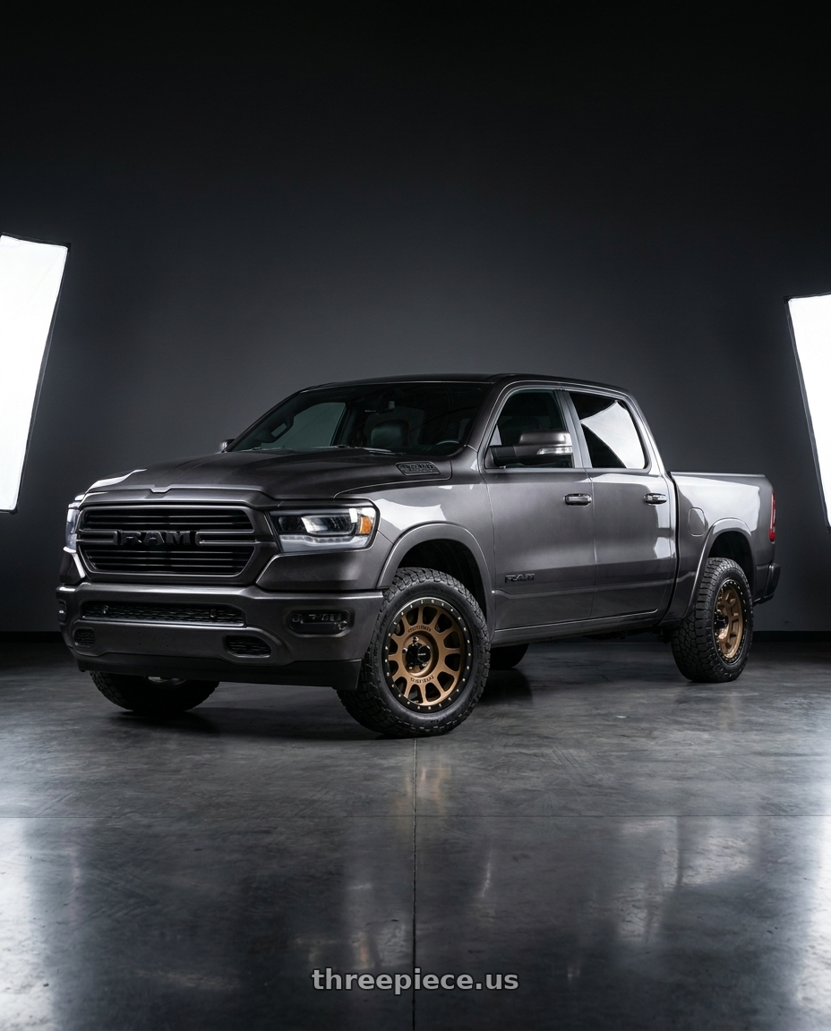 2021 Ram 1500 Laramie with Method Race Wheels 305BZ NV 6x139.7 18x9 -12 METHOD BRONZE wheels