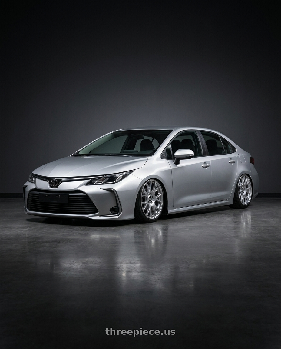 2023 Toyota altis with BBS CH-R 5x130 19x8.5 +51 Brilliant Silver Polished Rim Protector wheels