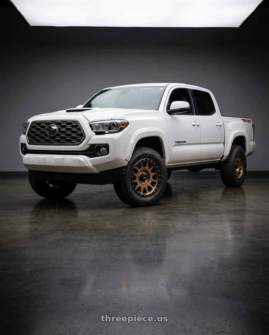 2021 Toyota Tacoma TRD Sport with Method Race Wheels 305BZ NV 6x139.7 18x9 -12 METHOD BRONZE wheels
