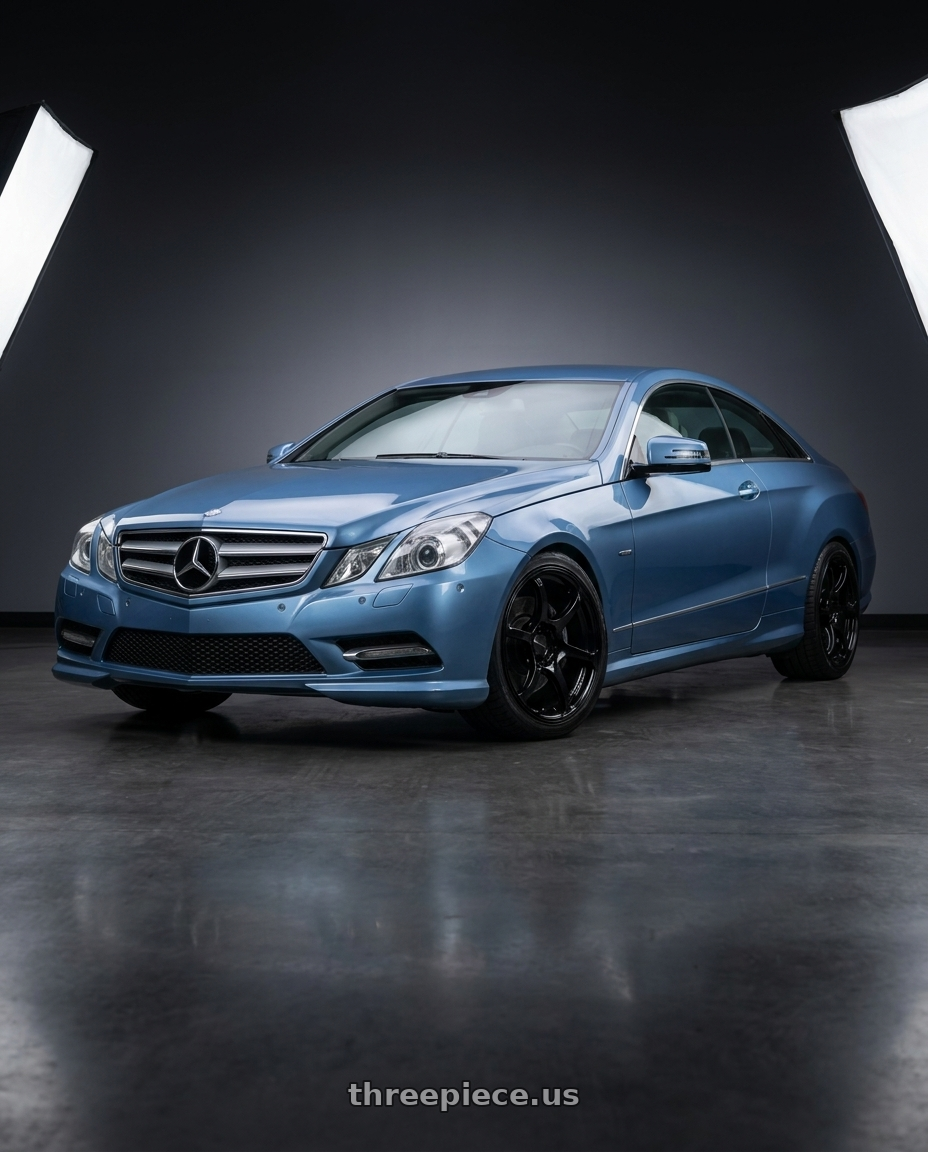 2014 Mercedes-Benz E-Class Coupe C207 with Advan RGIII 5x112 19x8.5+45 Gloss Black wheels