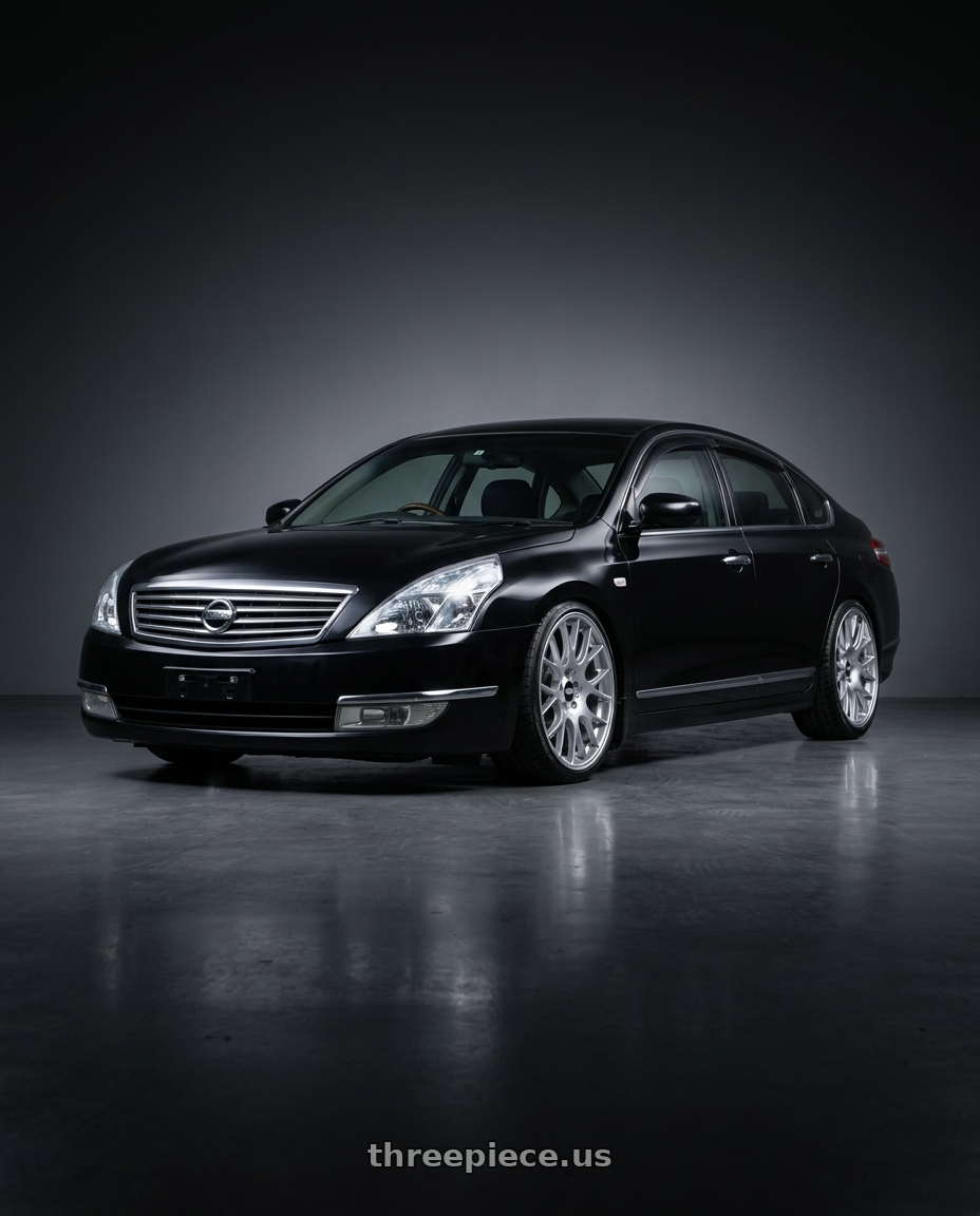 2007 teana j31 with BBS CH-R 5x114.3 20x8.5 +38 Brilliant Silver Polished Rim Protector wheels