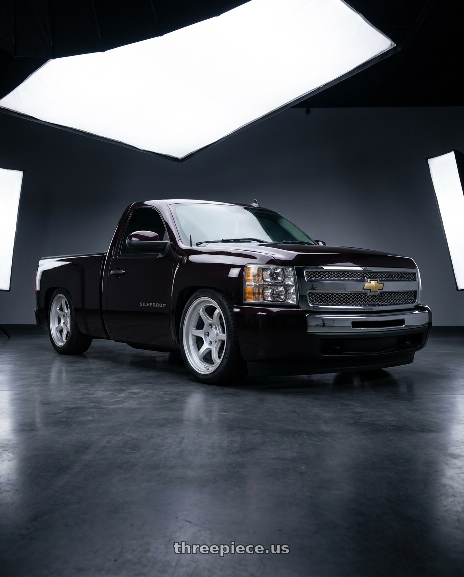 2008 chevy silverado  with Black Rhino SHOGUN 5X127 17X9 -38 HYPER SILVER wheels