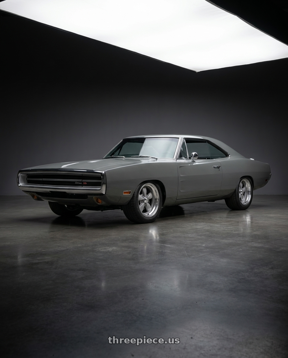 1970 dodge charger with American Racing Vintage VN402 CLASSIC 200S 5X114.3 17X8 -32 TWO-PIECE MAG GRAY CENTER POLISHED BARREL wheels